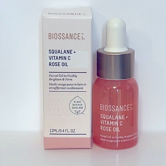 🌟$25 Biossance Squalane + Vitamin C Rose Oil - Picture 1 of 8